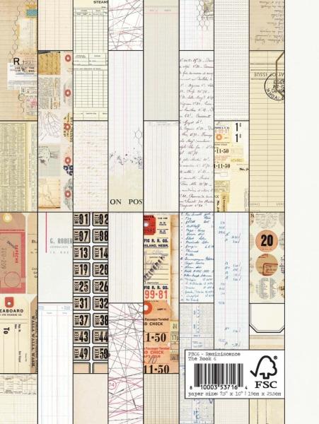 Elizabeth Craft Designs - Designpapier "Reminiscence" Paper Pack The Book 6 - 32 Bogen