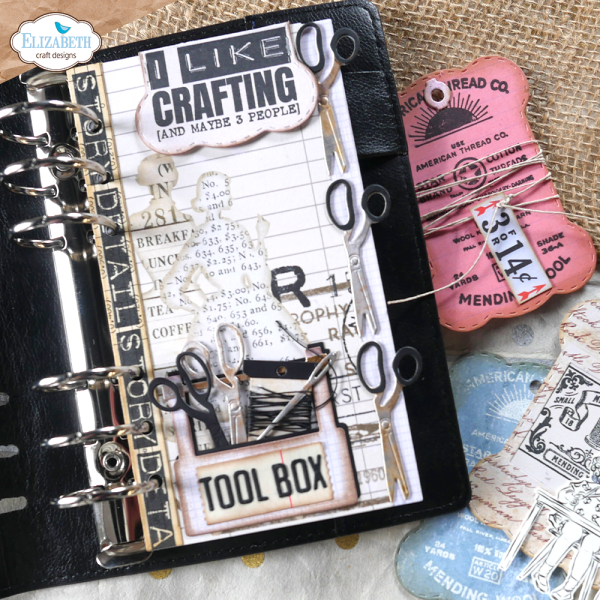 Elizabeth Craft Designs - Designpapier "Reminiscence" Paper Pack The Book 6 - 32 Bogen