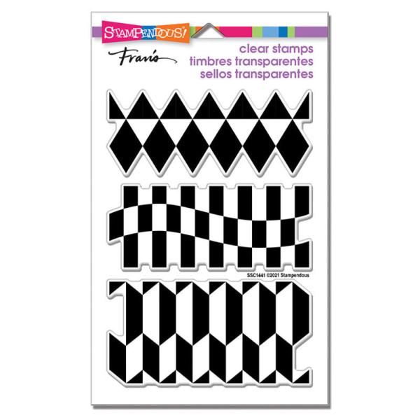 Stampendous - Stempelset "Geo Borders" Clear Stamps