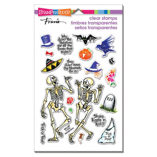 Stampendous - Stempelset "Skeleton Humor" Clear Stamps