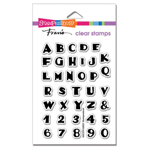 Stampendous - Stempelset "Inked Alphabet" Clear Stamps