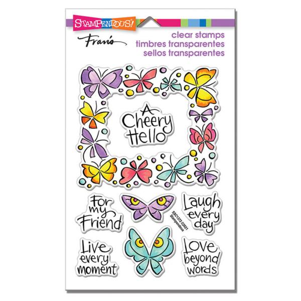 Stampendous - Stempelset "Winged Frame" Clear Stamps