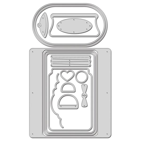 Stampendous - Stanzschablone "Dome Jar Shaker" Dies