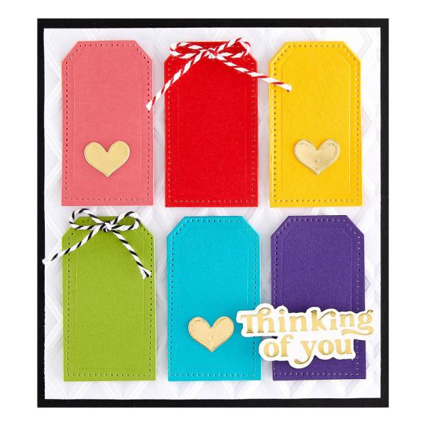 Spellbinders - Stanzschablone "Dotted Tags" Dies