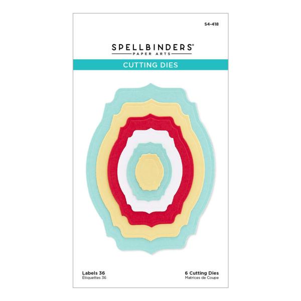 Spellbinders - Stanzschablone "Labels 36" Dies