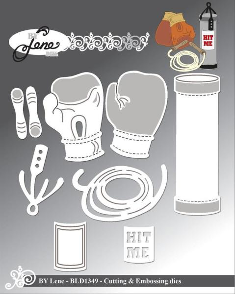 By Lene - Stanzschablone "Boxing-1" Dies