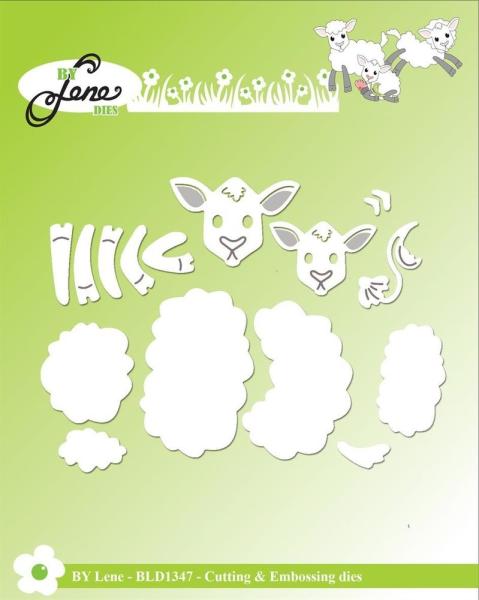 By Lene - Stanzschablone "Sheep Family" Dies