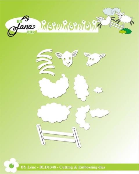 By Lene - Stanzschablone "Sheeps" Dies