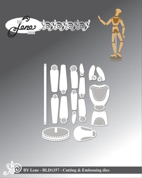 By Lene - Stanzschablone "Wooden Figure" Dies