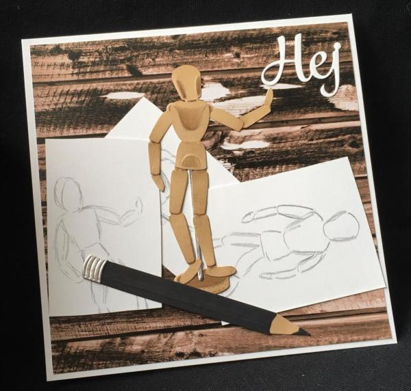 By Lene - Stanzschablone "Wooden Figure" Dies