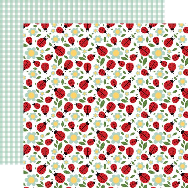 Echo Park - Designpapier "Little Ladybug" Paper Pack 6x6 Inch - 24 Bogen
