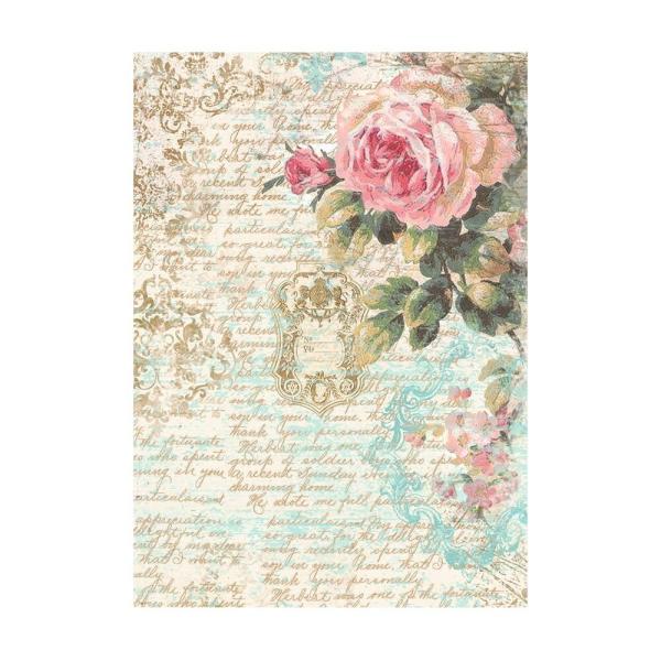 Stamperia - Decopatch Papier "Backgrounds" Decoupage A6 - 8 Bogen  