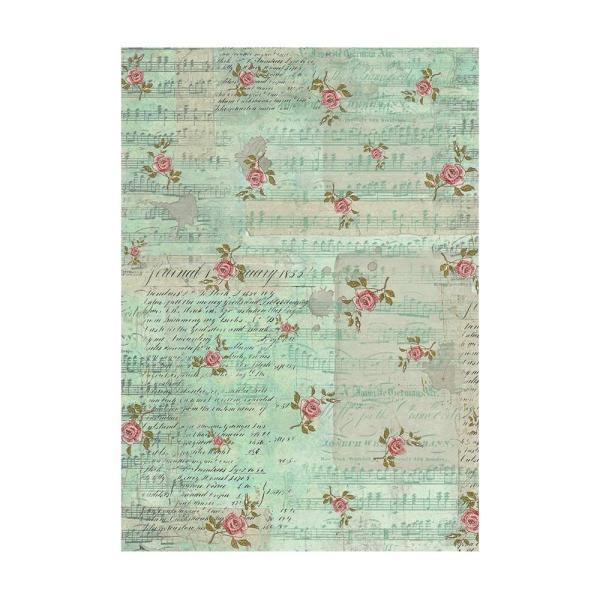 Stamperia - Decopatch Papier "Backgrounds" Decoupage A6 - 8 Bogen  