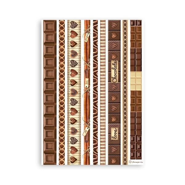 Stamperia - Washi Tape "Coffee and Chocolate" Washi Pad A5