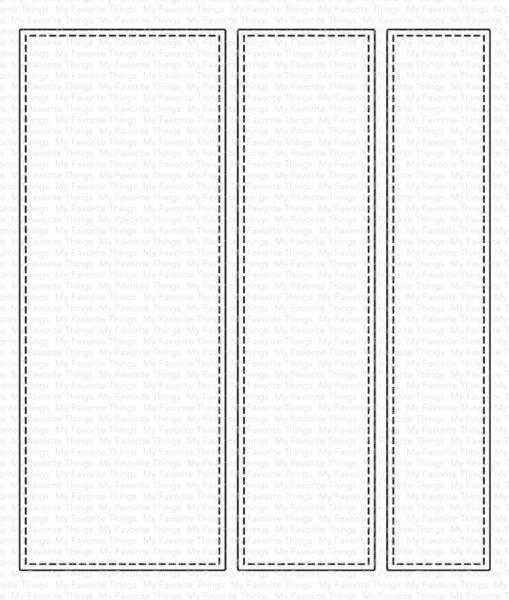 My Favorite Things - Stanzschablone "Vertical Stitched Strips" Die-namics