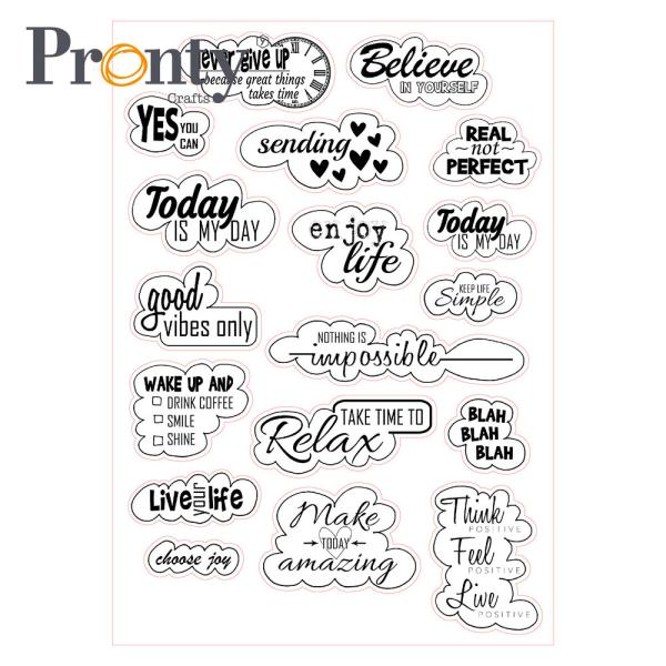 Pronty Crafts - Embellishments "Quote Clouds" Pay it Forward