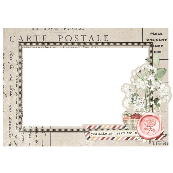 Simple Stories - Chipboard Frames "Simple Vintage Love Story" 