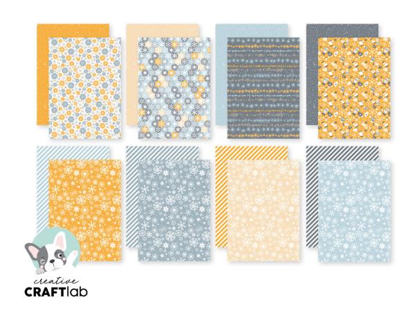 Creative Craft Lab - Studio Light - Friendz Designpapier "Snow Is Falling " Paper Pack 21x14,8 - 16 Bogen