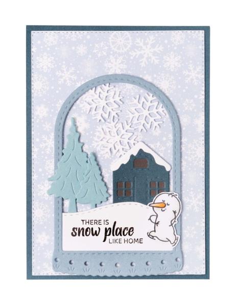 Creative Craft Lab - Studio Light - Stempelset "Frosty Hello" Clear Stamps