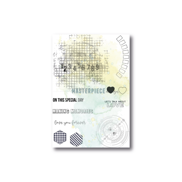 Masterpiece Design - Stempelset "On This Special Day" Memory Planner Clear Stamps