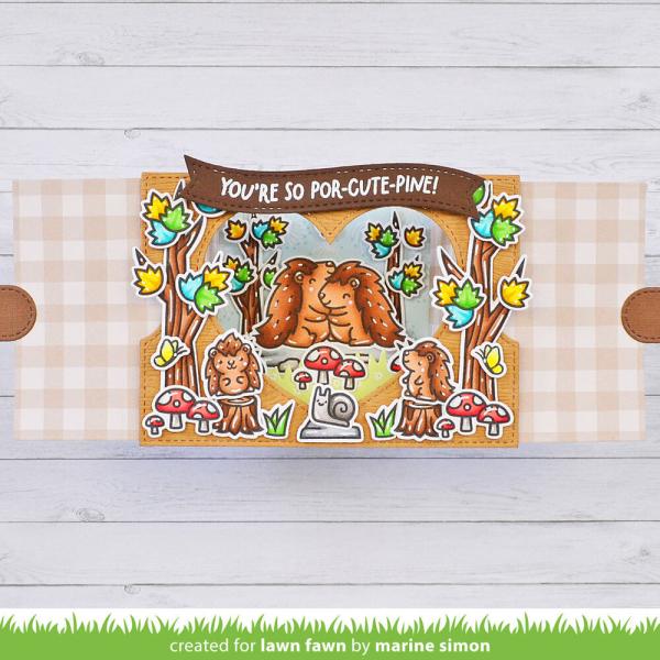 Lawn Fawn - Stanzschablone "Ta-Da! Diorama! Heart Window" Add-on Die