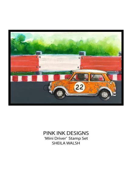 Pink Ink Designs - Stempelset "Mini Driver" Clear Stamps