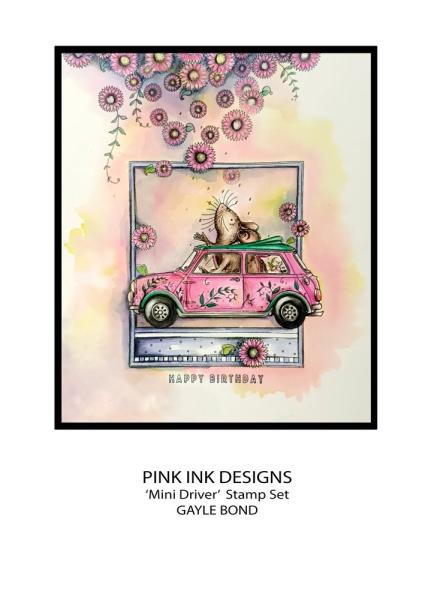 Pink Ink Designs - Stempelset "Mini Driver" Clear Stamps