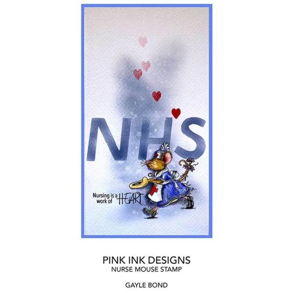 Pink Ink Designs - Stempelset "Nurse Mouse" Clear Stamps