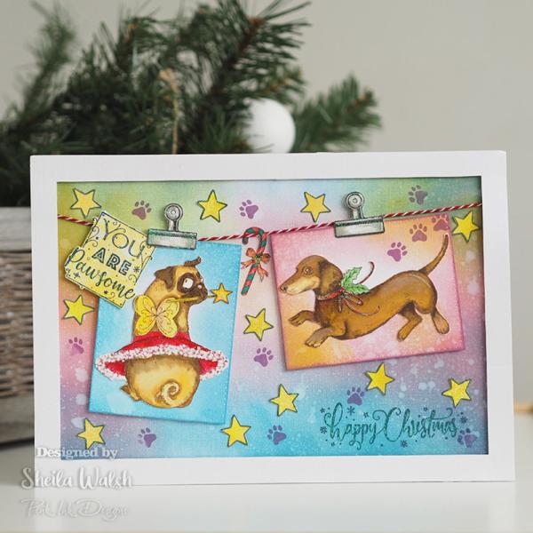 Pink Ink Designs - Stempelset "Pawsome Pooch" Clear Stamps