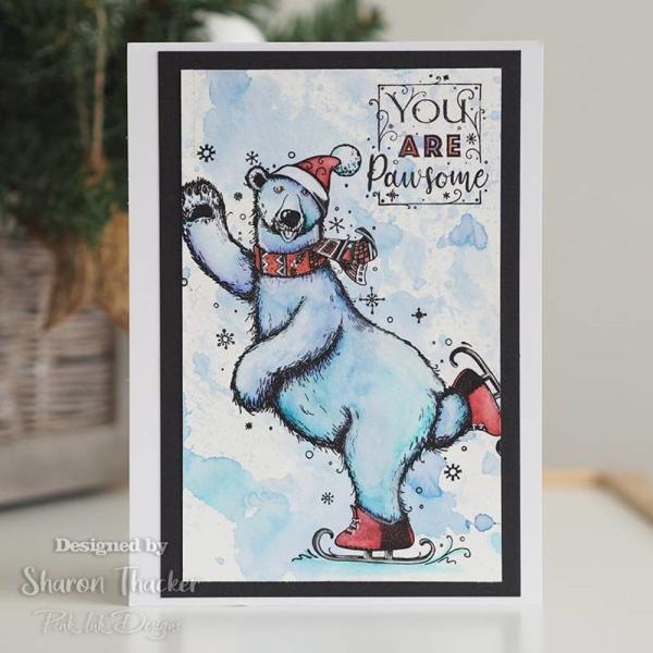 Pink Ink Designs - Stempelset "Beary Christmas" Clear Stamps