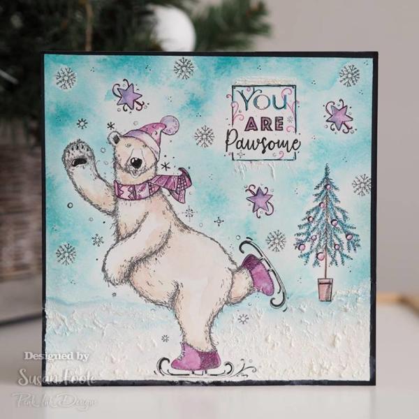 Pink Ink Designs - Stempelset "Beary Christmas" Clear Stamps