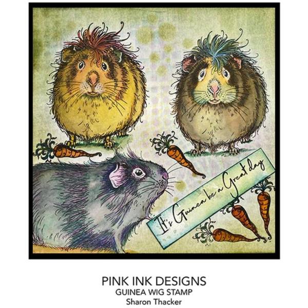 Pink Ink Designs - Stempelset "Guinea Wig" Clear Stamps