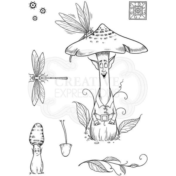Pink Ink Designs - Stempelset "Shiitake Happens" Clear Stamps
