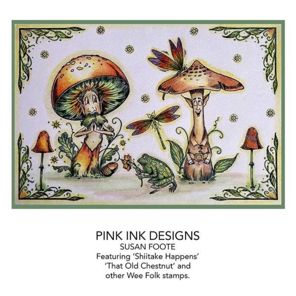 Pink Ink Designs - Stempelset "Shiitake Happens" Clear Stamps