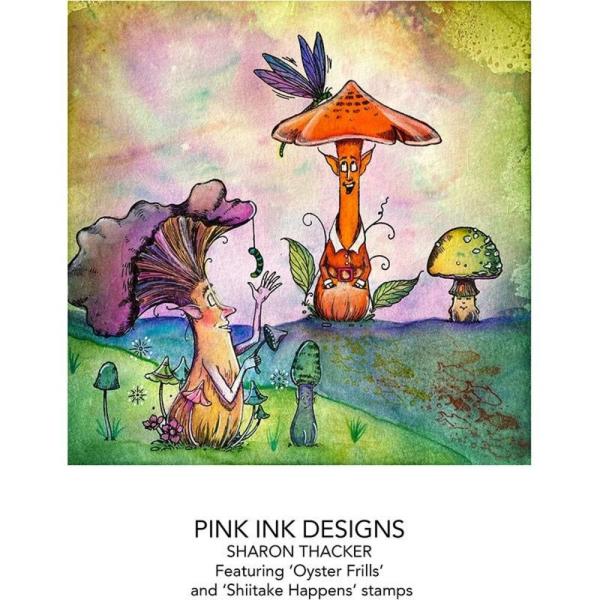Pink Ink Designs - Stempelset "Shiitake Happens" Clear Stamps