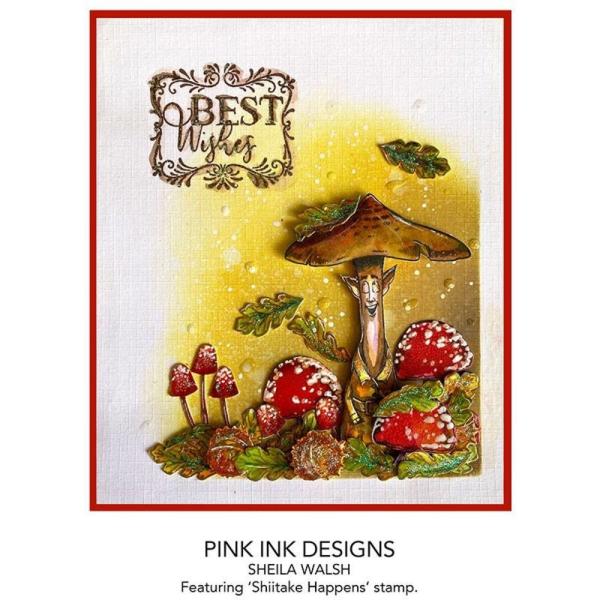 Pink Ink Designs - Stempelset "Shiitake Happens" Clear Stamps
