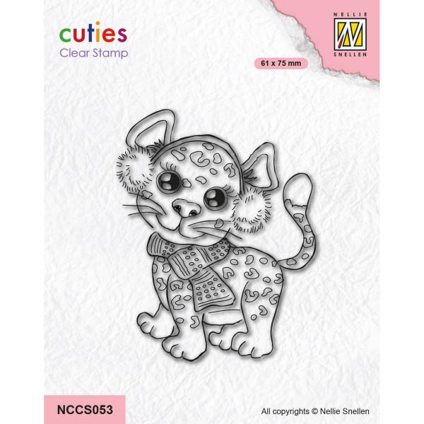 Nellie Snellen - Stempelset"Cheetah" Clear Stamps Cuties