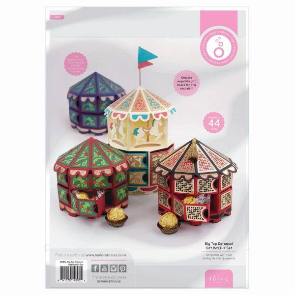 Tonic Studios - Stanzschablone "Gift Box Big Top Carousel" Dies 