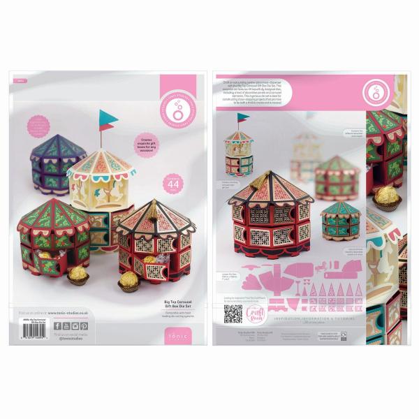 Tonic Studios - Stanzschablone "Gift Box Big Top Carousel" Dies 