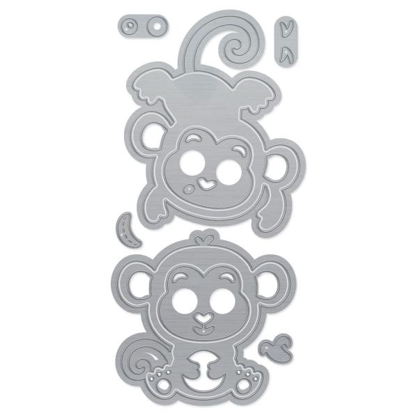 Tonic Studios - Stanzschablone "Monkeys" Dies 