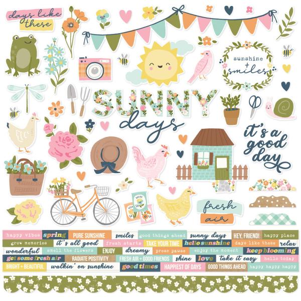 Simple Stories - Collectors Essential Kit " Fresh Air" 12 Bogen Designpapier