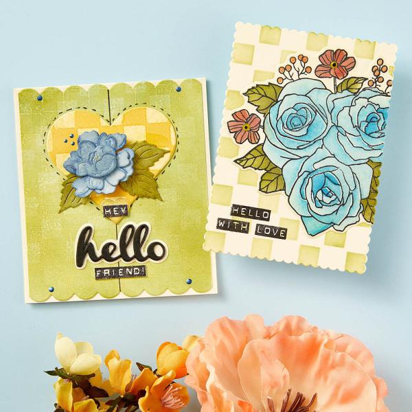 Spellbinders - Stanzschablone "Vintage Florals" Dies