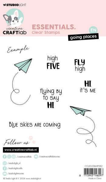 Creative Craft Lab - Studio Light - Stempelset "Going Places" Clear Stamps