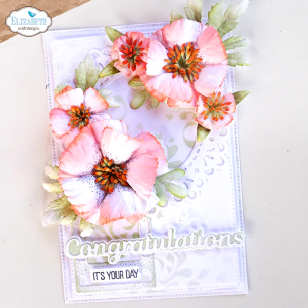 Elizabeth Craft Designs - Stempelset "Flower Centers" Clear Stamps