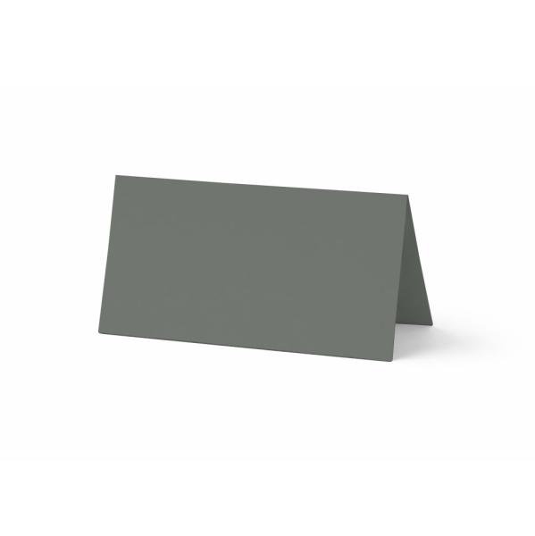 Tischkarte - Platzkarte 9 x 5 cm 220g/m² in schiefergrau