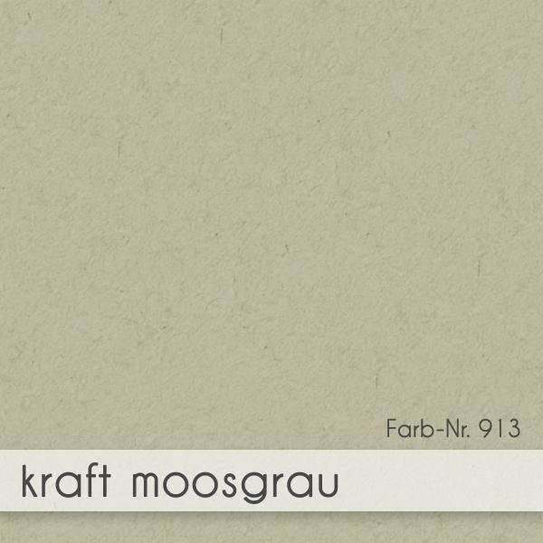 Altarfalz-Karte quadratisch (14,8x14,8cm) 220g/m² in kraft moosgrau