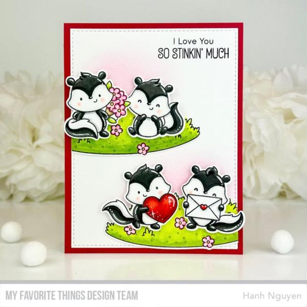 My Favorite Things - Stanzschablone & Stempelset "Scent-sational Skunks" Die-namics & Clear Stamps