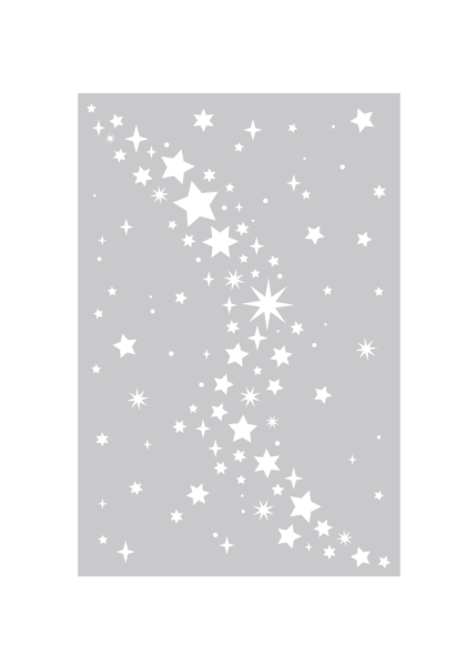 Crafters Companion - Schablone "Starry Night" Stencil