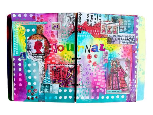 Art By Marlene - Designpapier "Postage Madness" Paper Pack 8,27x11,57 Inch - 20 Bogen