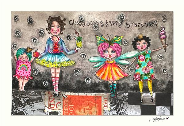 Art By Marlene - Designpapier "Postage Madness" Paper Pack 8,27x11,57 Inch - 20 Bogen